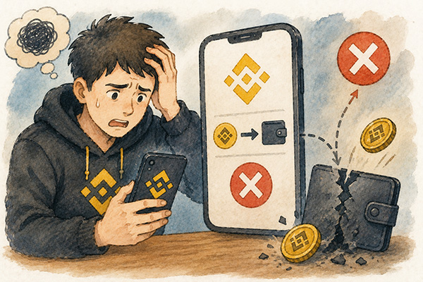币安Binance提现失败怎么办？原因和解决方法