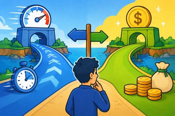 选择快路线还是便宜路线:跨链成本差在哪里