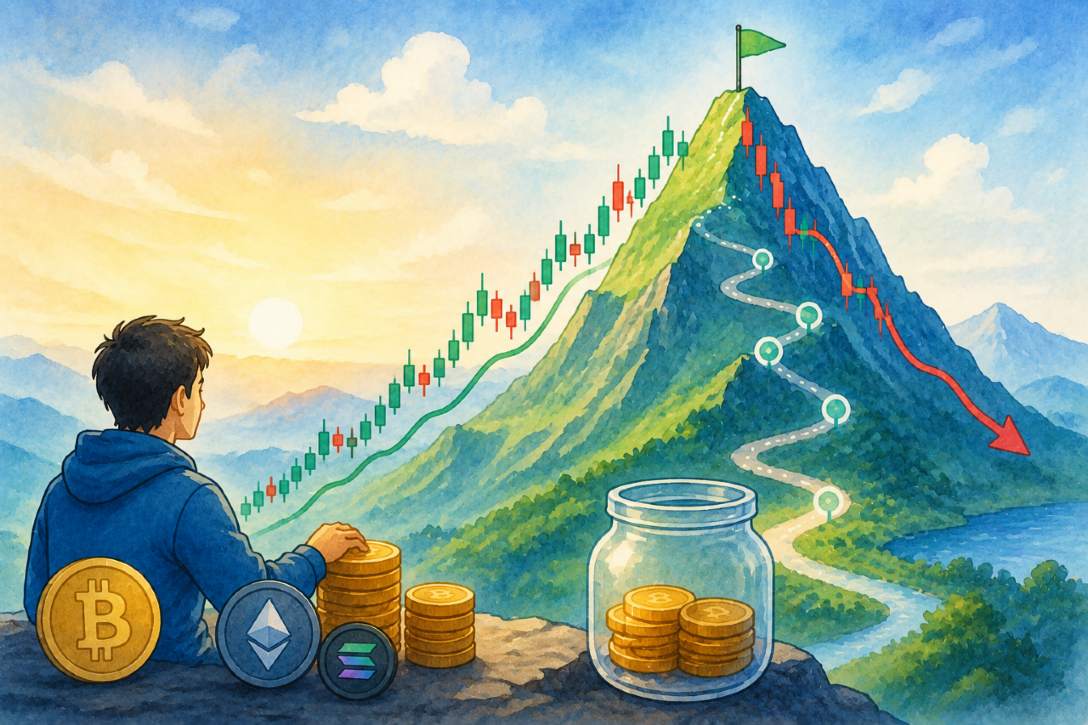 加密货币的仓位止盈艺术：不要把利润还回去