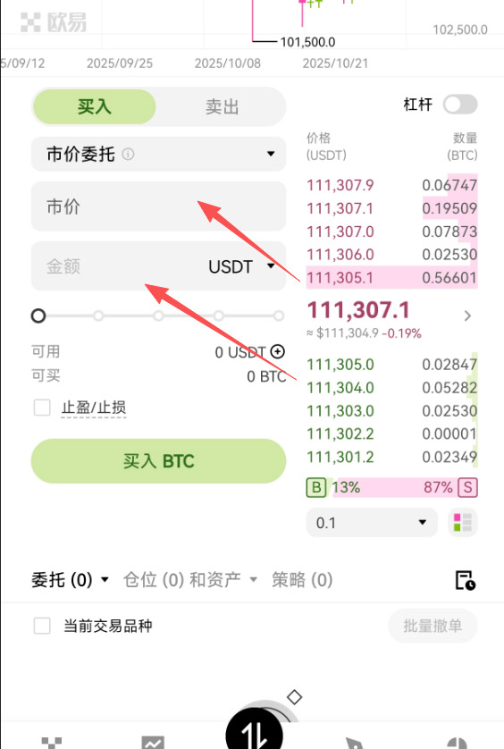 okx欧易交易买币